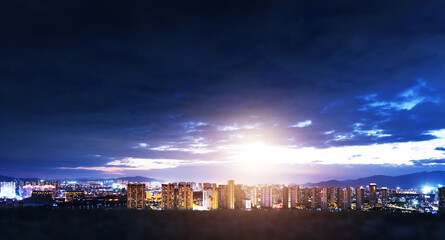 The city before the storm