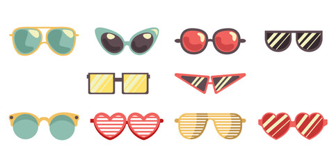 modern sunglasses style illustration