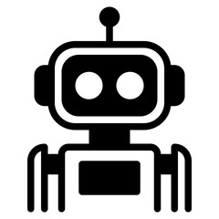 Naklejka premium Robot icon