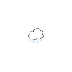 cute vector weather conditions elements isolated