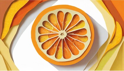 plaster pomarańczy