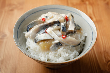 鰊切り込みとごはん