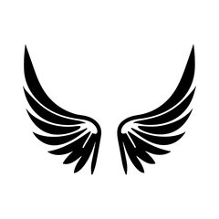 wing isolated vector