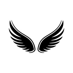 wing isolated vector