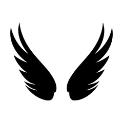 wing isolated vector
