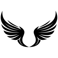 wing isolated vector