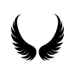 Obraz premium wing isolated vector