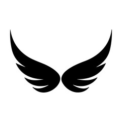 wing isolated vector