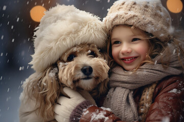 Children's Happiness in the Winter Wonderland