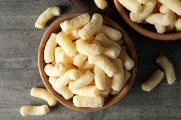 Corn sticks, concept of tasty snack food