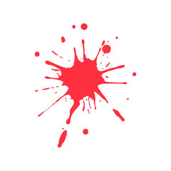 splashes with bright colored elements element