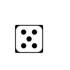 Game dice. Set of game dice vector