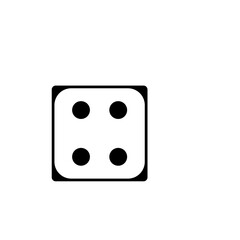 Game dice. Set of game dice vector