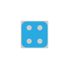 Game dice. Set of game dice vector