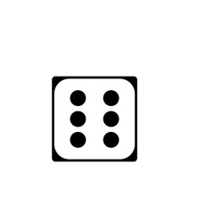 Game dice. Set of game dice vector
