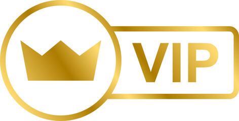VIP icon for graphic design, logo, website, social media, mobile app, UI - obrazy, fototapety, plakaty