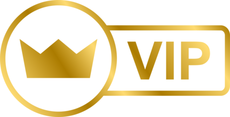 VIP icon for graphic design, logo, website, social media, mobile app, UI