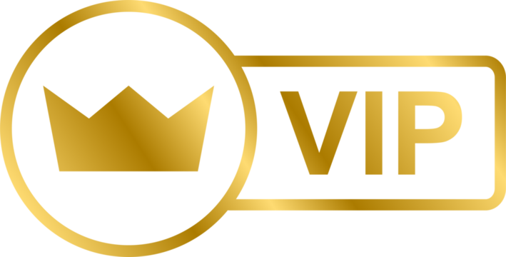 VIP icon for graphic design, logo, website, social media, mobile app, UI