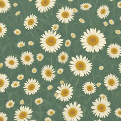 Flower pattern wallpaper, zoom meeting