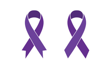 violet awareness ribbon, World epilepsy day awareness symbol