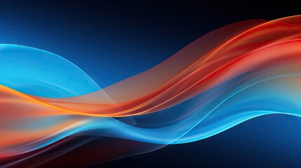 Dynamic thermal waves in red and blue gradients