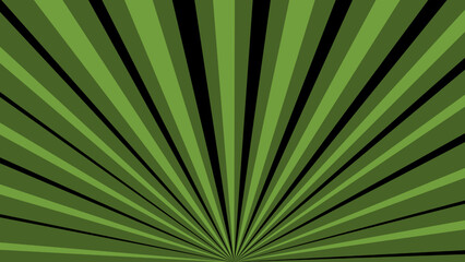 Obraz premium Green and black sunburst background