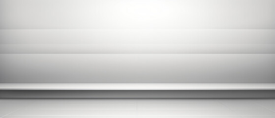 White and gray horizontal studio gradient wall room