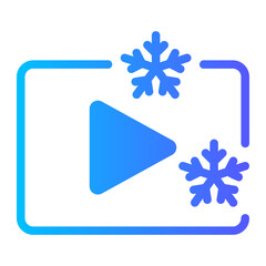video gradient icon