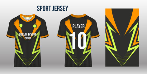 sport jersey design fabric textile template
