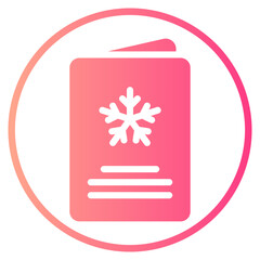 invitation gradient icon