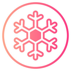 Obraz premium snow gradient icon