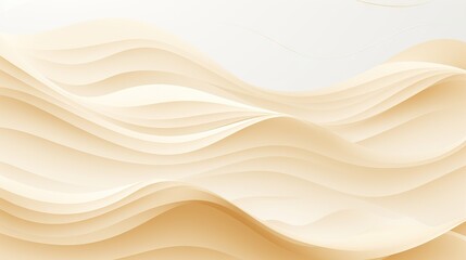 Elegant abstract design with wavy golden lines on a soft background