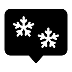 conversation glyph icon