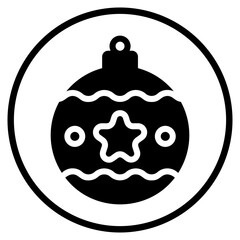 bauble glyph icon