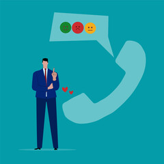 Investment asset allocation and balancing concept Businessman investors make pie charts to balance their portfolios to suit risk and return.