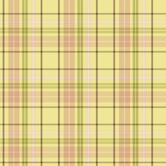 Seamless checkered background pattern in green and brown tones. Checkered print for textiles, wallpaper, tablecloths, wrapping paper