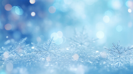 Fototapeta na wymiar Beautiful snowflakes