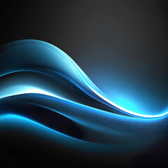 abstract wave background_Generative AI