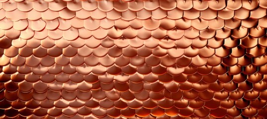 Luxurious copper metal texture background design with intricate patterns for stunning visuals