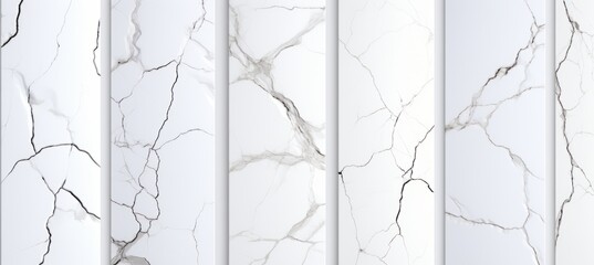 Exquisite panoramic white marble stone texture background for captivating design projects