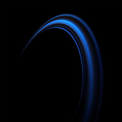 Neon speed lines. Dynamic light motion traces. Light trace wave, trace line.Futuristic neon light lines. Light movement effect, Neon speed lines.
