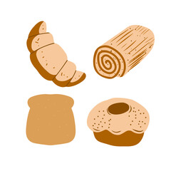 bread vector design