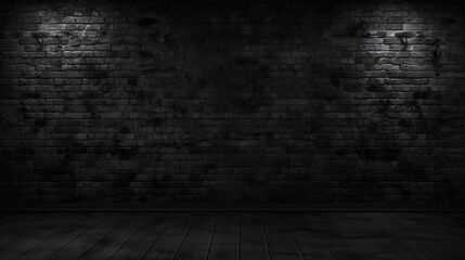 Black wall room background