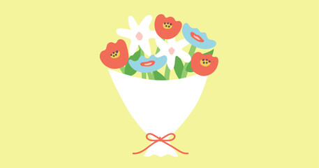 花束のイラスト