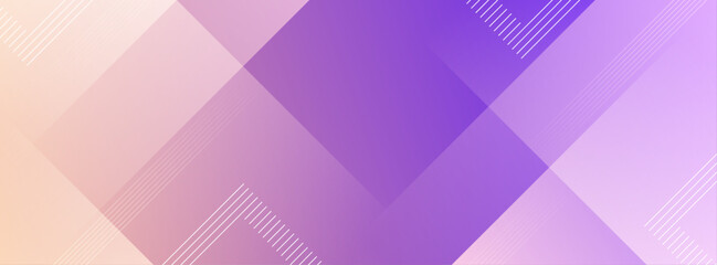 Modern banner background. purple and yellow pastel gradation. slash effect. memphis . eps 10