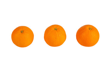 Orange fruit isolate. Orange citrus on transparent background. 