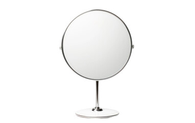 Fascinating Circular Mirror Isolated on Transparent Background PNG.