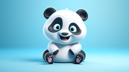 Cartoon character panda