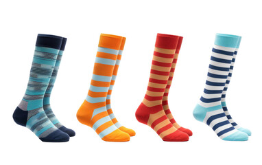 Tailored Athletic Socks On Transparent Background