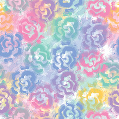  Collage contemporary seamless pattern.